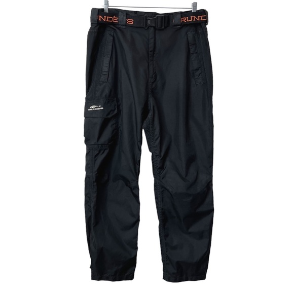 Grundens Pants Grundens Weather Watch Cargo Fishing Pants Men  Belt Adjustable Zip Ankles
